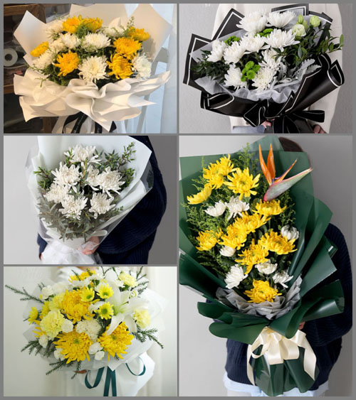 湖北咸宁市咸安区马桥镇白事花束代送